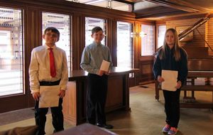 Fifth-Graders Shine as Darwin Martin House Junior Docents