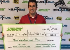 Science Teacher Wins $300 Tech Grant